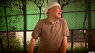 Old doctor checks young blonde girl Venus pussy