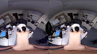 Asian naked babe hot VR porn