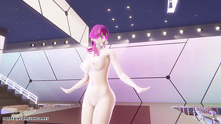 Mmd Mamamoo - Starry Night Evelynn Sexy Naked Dance League of Legends Hentai Uncensored 4K 60fps