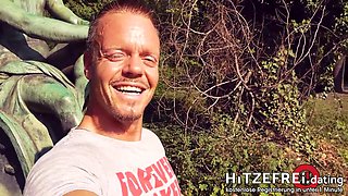 Blonde young cougar ▲ Mia Bitch ▲ banged outdoors in berlin! hitzefrei.dating