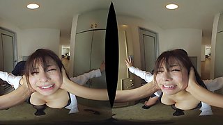 Gorgeous Japanese seductress incredible VR video