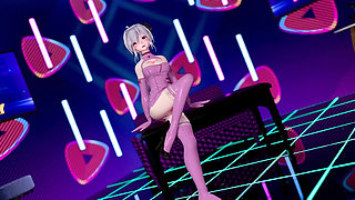 [mmd] Haku -i Will Be Yours Anal Plug Pussy Double Succubus Pattern Pink Erotic Fun Uniform