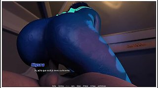 Projekt: Passion Scene 2 (subtitled) Dominant Elysra Sitting Hard On Cowboys Dick