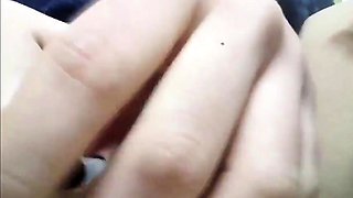 Japanese Girl's Huge Clit Masturbation