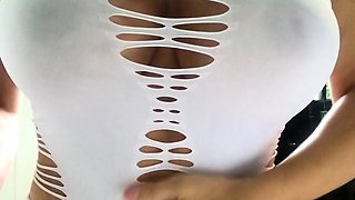 Big boobs milf masturbates with her dildo