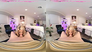 Blonde MILF in Wild Virtual Big-Titted Erotic Passion