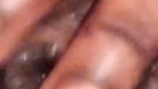 Close up Rubbing Spreading My Pink Black Pussy