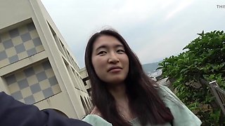 Fetish video of a Japanese pharmacist with a nice figure