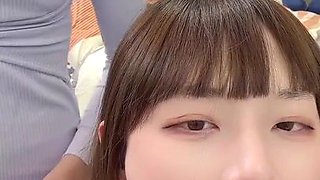 Chinese Frolicking With Her T-girl Buddy Until She Cum shot
