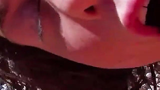 Sexy teen Samantha on the beach fucked by step brother with big cock