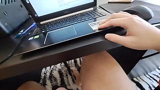 Maid in Tight Jeans Fucks Every Hour Until Boss Cums - POV Blowjob