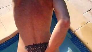 French Poolside Fantasy: Sexual Tension at the Pool.
