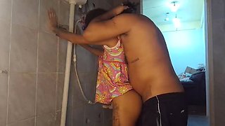 Skinny Teen Karina Mello Gets Anal from Leo Ogro in Bathroom