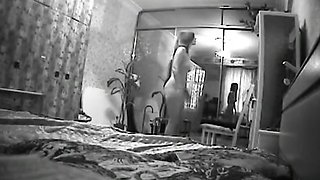 Naked stepmother (intimate voyeur home footage)