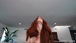 Gorgeous redhead Erin Everheart breathtaking porn clip