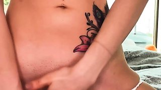 SMALL TIT BRUNETTE TATTOOED TEEN GIRLFRIEND CAUGHT IN SHOWER