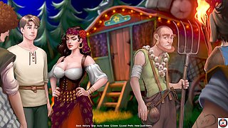 Legendary anime character with a big butt and big boobs