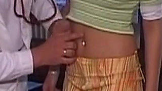 Mature Redhead MILF Spread Wide for Speculum Exam