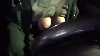 Sexy Car Ride with Hot Horny MILF Artemisia Love Showing Her Big Juicy Tits While Driving Around