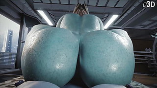 Futa Hard Rough Sex (Intense Fuck Riding a Huge Cock, Creampie Pussy, 3D Hentai Porn) BoB_D3D