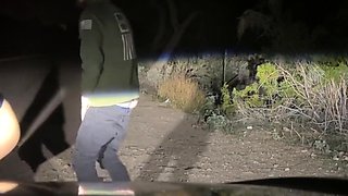 Pulled Over to Fuck Blonde Babe on the Roadside