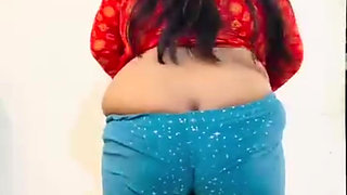 Indian Desi Girl Training in Front of Step Brother
