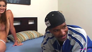 She Is a Pretty Good Anal Rider for a Chick Who Never Saw BBC Before