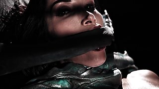 French Brunette Gets Monster Fucked - Hardcore Bdsm Bondage
