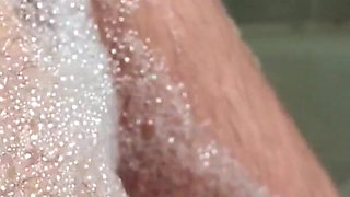 Sensual Hairy Body Worship in the Bathtub