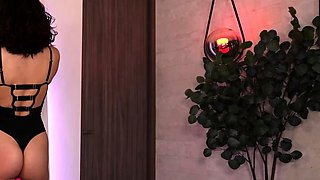 Close up teen foot worship