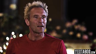 Two guys rail their bullies stepdaughter