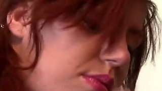 Redhead babe Yuffie Yulan banged in secretary room