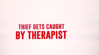Thief Gets Caught By Therapist.Aubrey Black, Audrey Black /