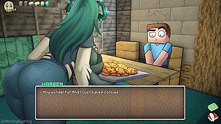 Warden lets me feel her big tits in a sexy roleplay (≧◡≦) ♡