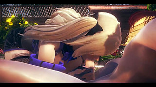 Genshin Impact Hentai - POV Fischl Blowjob and Cum at Her Face - Japanese Asian Manga Anime Game Porn