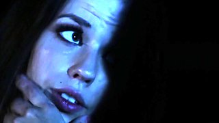 SWEET SINNER - Gorgeous Brunette Gets Her Shaved Pussy