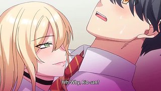 Busty Anime College Babes Threesome - Blonde Hentai Sex
