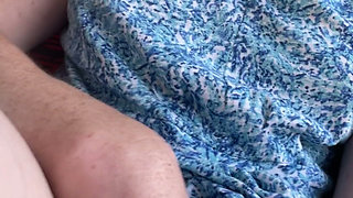 Stepmom Plays with Her Smelly Pussy at the Back of the Bus, Then Sniffs and Sucks Her Stinky Fingers!
