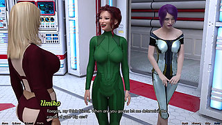 Stranded in Space - Stripper MILF Flashes Her Big Tits