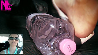 Brake Failure with a Bottle Stuck Under the Brake Pedal
