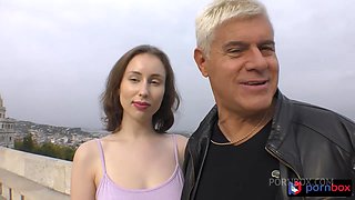 Redhead Newbie Busty Berta Lusty Can't Handle First Monster Cock