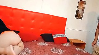 Horny BBW Kelly Mom Muslim Stepmom in Hijab Fucks Stepson - Cuckold Left, Rough Hardcore Sex