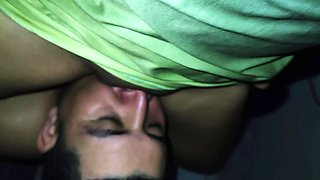 after fucking with a friend my cuckold clean up my pussy with his tongue and fucks me too
