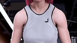 I Accidentally Fuck My Gym Trainer While Working Out and Her BF Comes in!