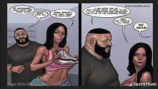 Chocolate City Baby Mama: Tricked for Fresh Jordan Sneakers -- Female Narrated Porn Comic