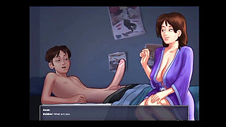 He fuck his girlfriend mom and cum inside her