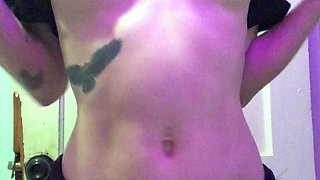 Hot amateur teen butt plug solo play