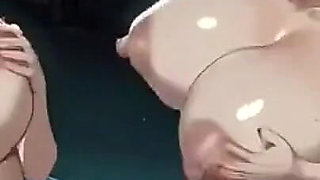 248. Funny Boobs Video with Two Redhead, Ai Animation