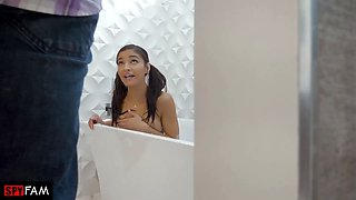 Emily Loves It When Stepdad Uses Her Pussy Like A Toy