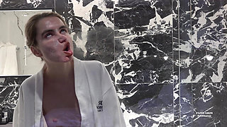 Stepmom's Silly Faces Make a Bitch Boy Cum - Humiliation